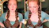 VÍDEO: Jovem viraliza no TikTok e impressiona internautas ao fazer roupa usando o próprio cabelo