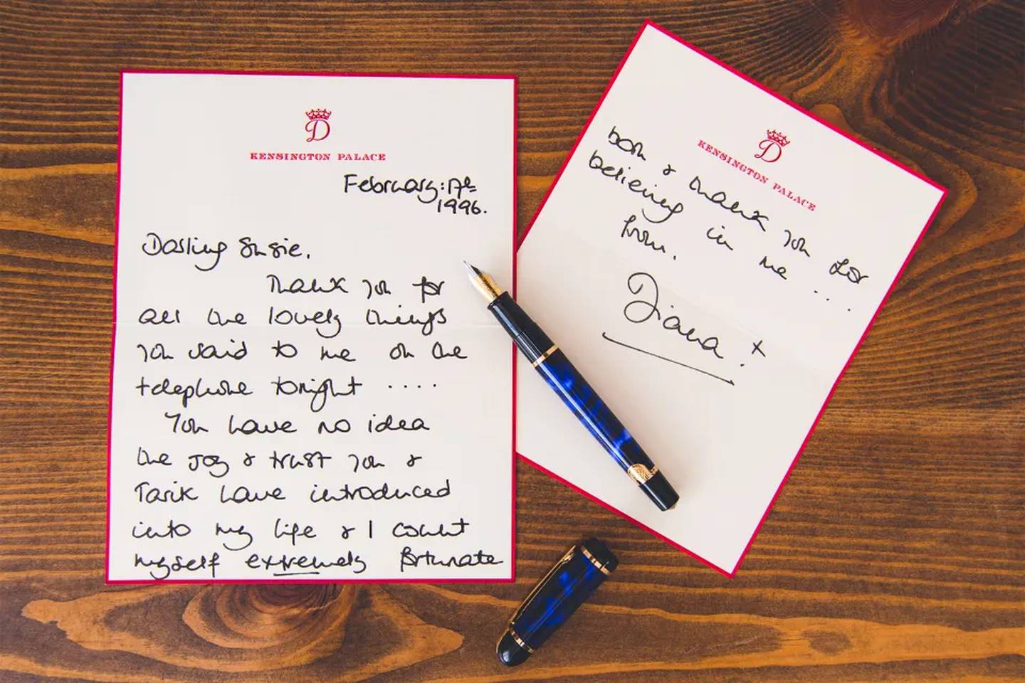 Cartas escritas pela Princesa Diana
