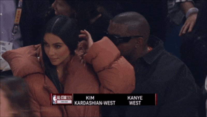 Kim Kardashian Sport GIF By NBA
