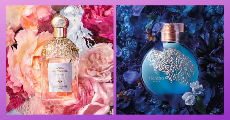 Perfumes femininos com fragrâncias de rosas