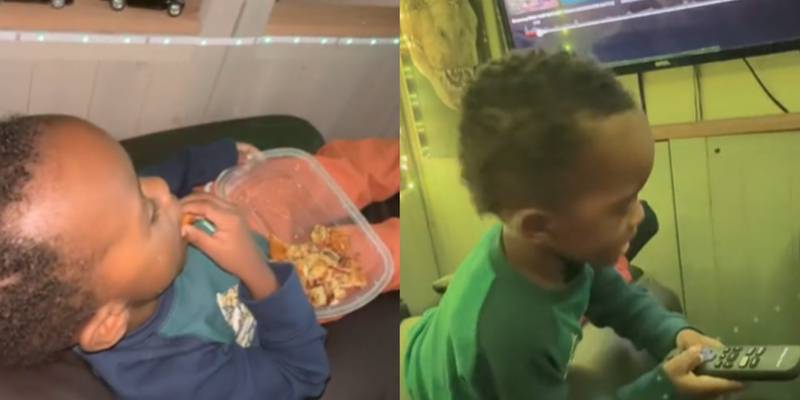 Mãe viraliza no TikTok após fazer 'cabana especial' no aniversário de 3 anos do filho