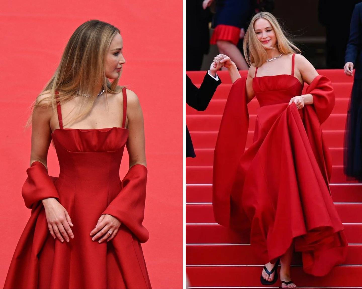 Famosas desafiam organização do Festival de Cannes e tiram os sapatos no tapete vermelho; entenda