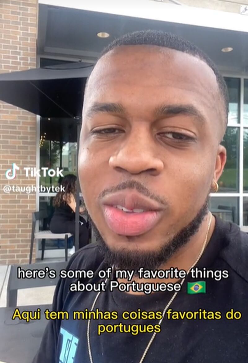 Jovem viraliza no TikTok após compartilhar vídeo analisando a fonética da língua portuguesa
