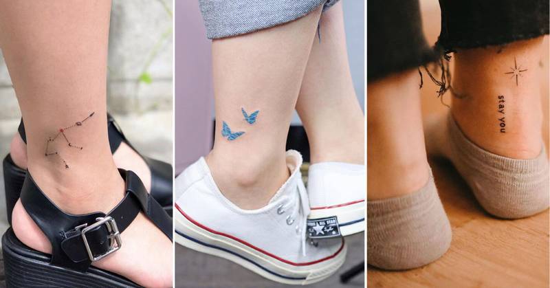 Tatuagens femininas no tornozelo