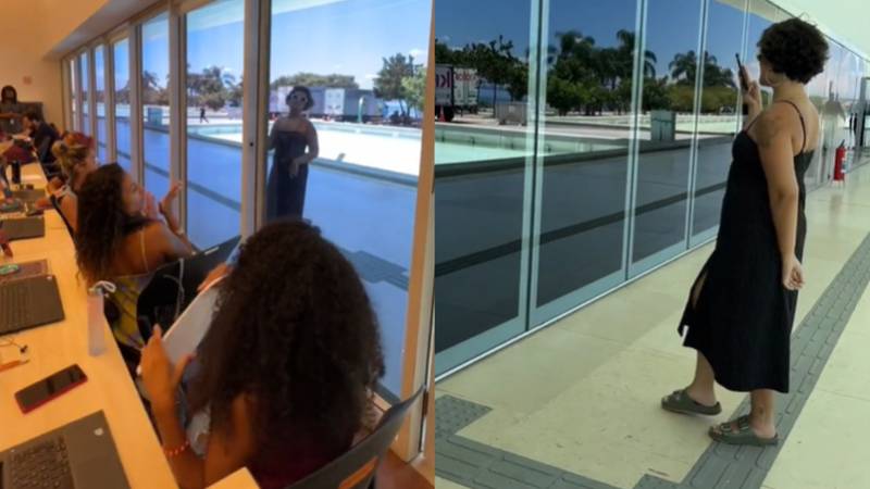 VÍDEO: Museu no Rio de Janeiro viraliza ao mostrar a realidade "por trás" de famoso espelho