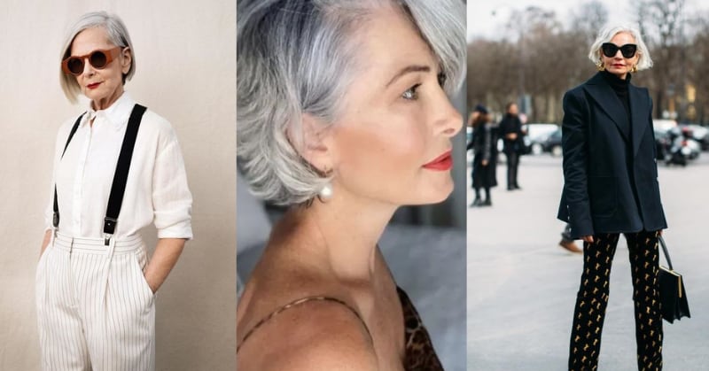 cortes de cabelo curto para mulheres de 60 anos