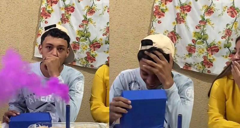 Jovem trola o namorado no dia do aniversário dizendo que ele seria pai e momento viraliza no TikTok