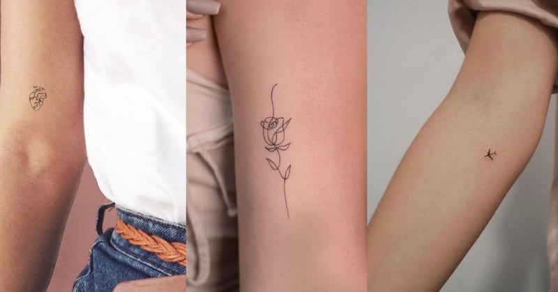 Mini tatuagem feminina: 20 modelos modernos e delicados – Nova Mulher