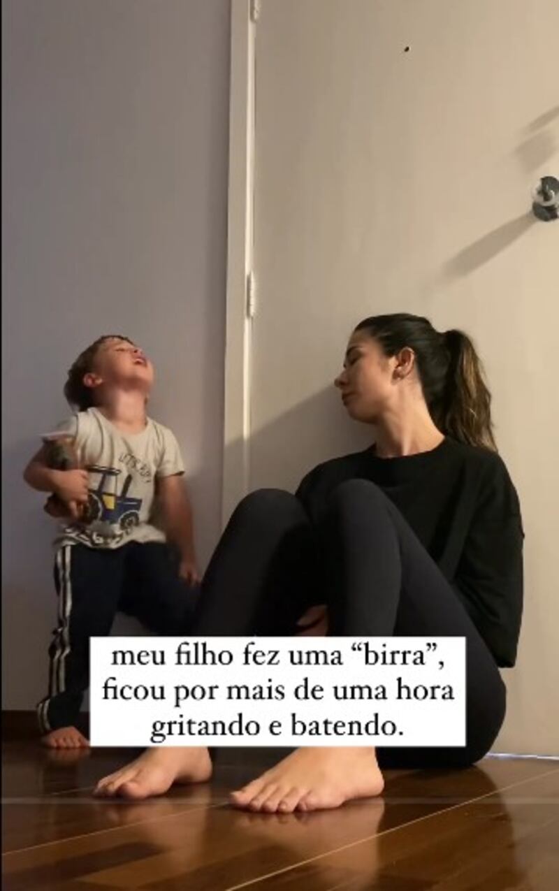 Criança birrenta