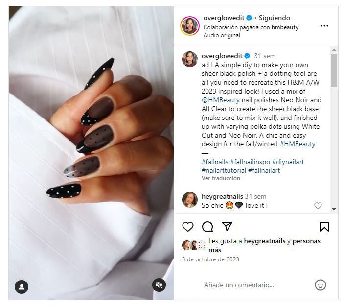 El 'dark nail art' es sofisticado y nunca pasa de moda