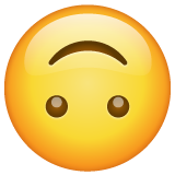 Emoji de cara al revés