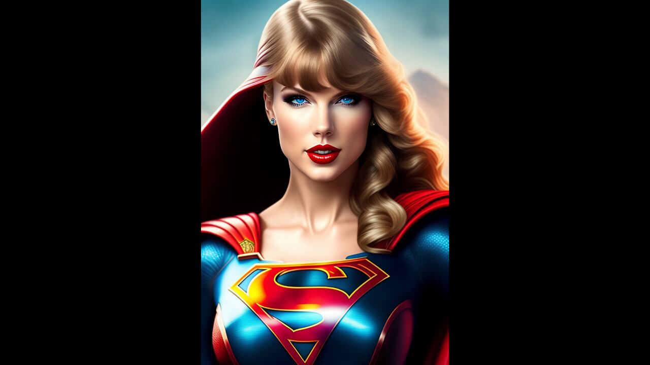 Taylor Swift como uma heroína arrasadora