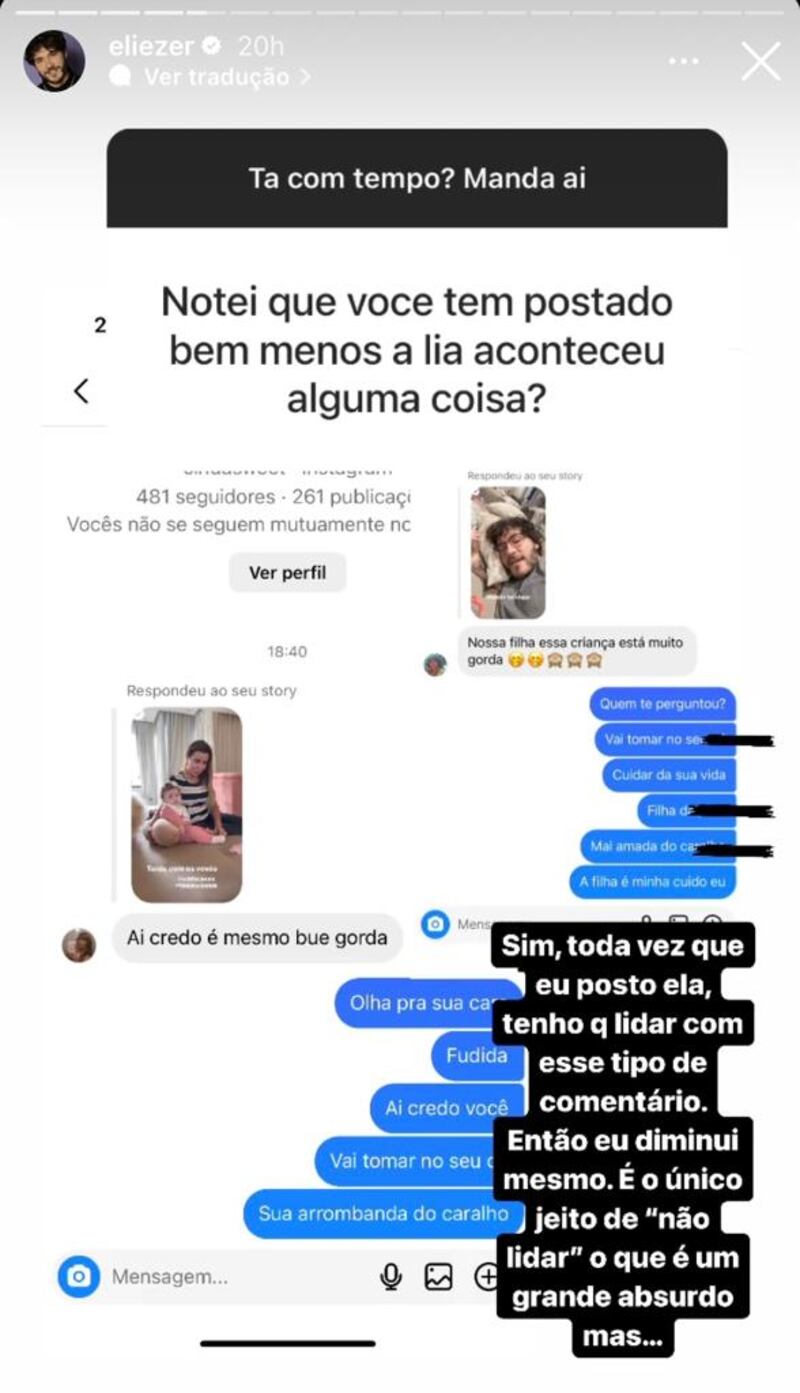 Eliezer via Instagram Story