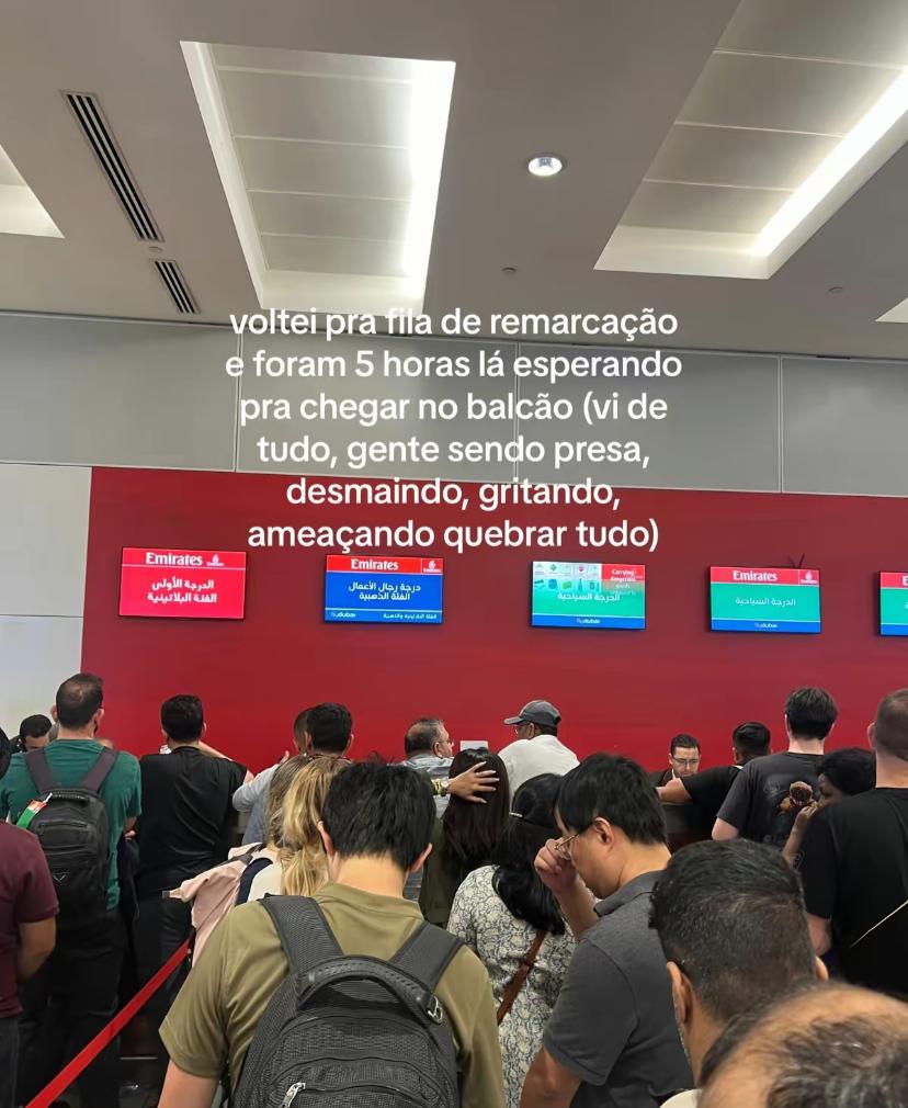 Brasileira viraliza ao compartilhar detalhes de perrengue que viveu em aeroporto de Dubai