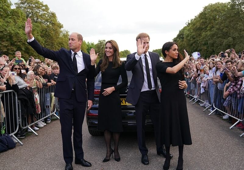 príncipes William y Harry