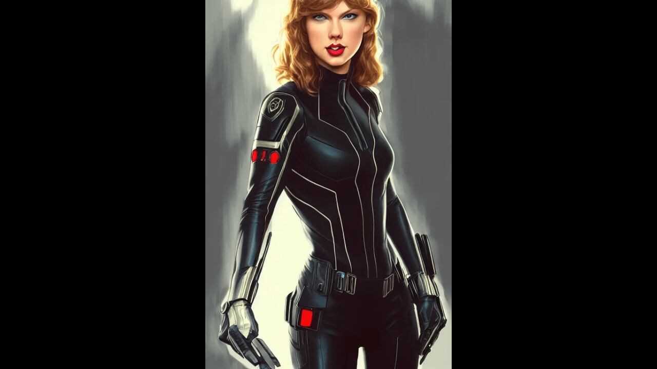 Taylor Swift como uma heroína arrasadora