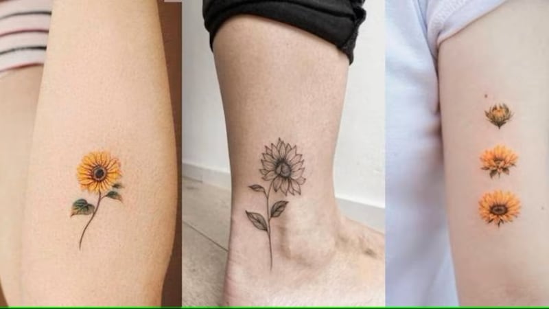 tatuagens de girassóis