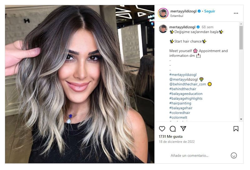 Las mechas 'melting creamy' son la última tendencia en cuanto a coloración de cabello