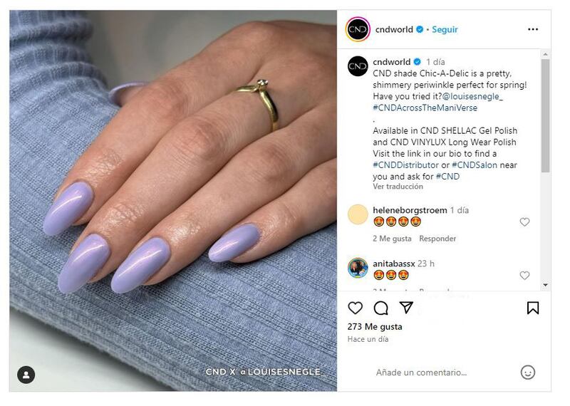 Las uñas 'shellac' se aplican y retiran más fácilmente que el gelish